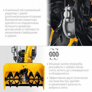 Бензиновый снегоуборщик 72 см
