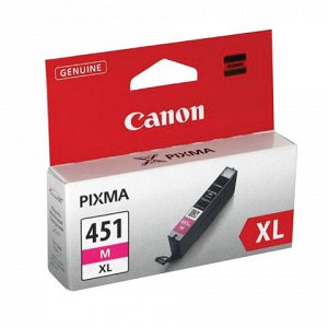 Картридж струйный CANON (CLI-451M XL) PIXMA MX724/924/iX6840