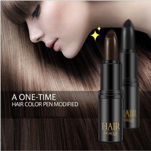 Bioaqua Hair Color Pen Modified, Карандаш для закрашивания корней и участков с редкими волосами. , 4 гр.