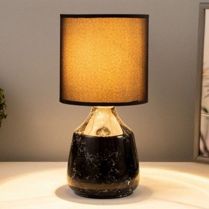 Настольная лампа RISALUX «Антес», Е14, 40 Вт, черный, 15x15x32 см