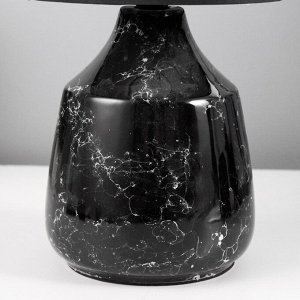 Настольная лампа RISALUX «Антес», Е14, 40 Вт, черный, 15x15x32 см