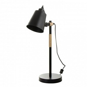 Настольная лампа "Бертон" E27 40Вт черный 17,5х17,5х54 см RISALUX