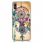 Ловец снов бежевый. Чехол силиконовый с рисунком на телефон iphone