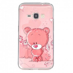 Мишка. Чехол силиконовый с рисунком на телефон Samsung Galaxy