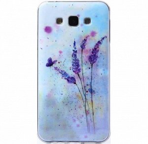 Сиреневый туман. Чехол силиконовый с рисунком на телефон iphone