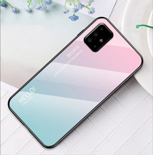 Чехол стекло с рисунком на телефон Oppo Realme