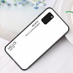 Чехол стекло с рисунком на телефон Samsung Galaxy