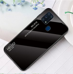 Чехол стекло с рисунком на телефон Huawei Honor