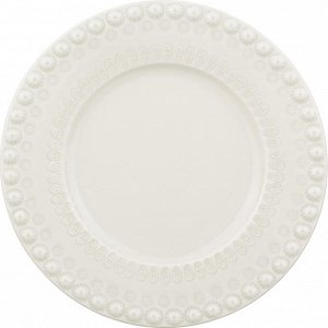 Тарелка "фантазия" белая диаметр=22 см.без упаковки
