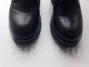 Дизайнерские демисезонные ботинки из натуральной кожи " Tod"