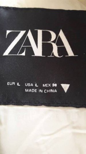 Теплая пальто (парка) оверсайз от Zara +ПОДАРОК