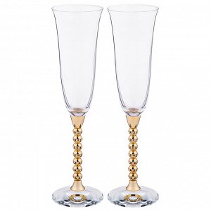 Набор бокалов для шампанского из 2 шт. 200 мл. высота=26 см.