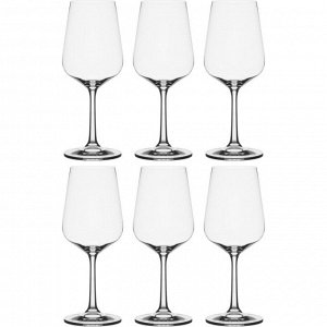 Набор бокалов для вина из 6 шт. "дора" 450 мл. высота=23 см.