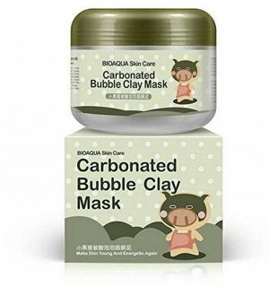BIOAQUA Carbonated Bubble Clay Mask Глиняно-пузырьковая маска для лица, 100 г, 12шт/уп