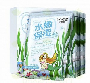 BIOAQUA Маска-салфетка для лица с морскими водорослями, 30 г