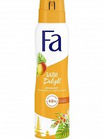 FA Дезодорант-спрей Ритмы Острова Бали Delight, 150мл