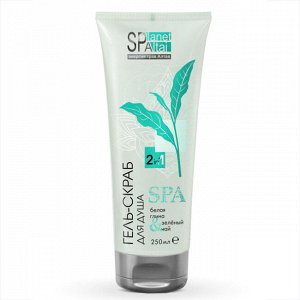 Гель-скраб для душа с белой глиной, Planet SPA Altai