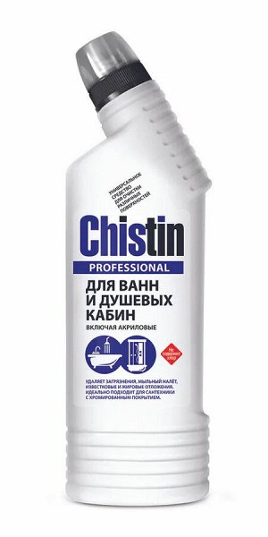 ЧИСТИН PROFESSIONAL Универсальное чистящее средство для ванны и душевых кабин, 750 г