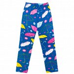 BK1612L Лосины для девочек джинсовый