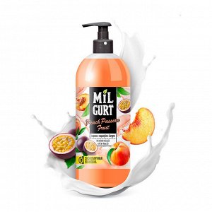Крем-мыло жидкое MilGurt Персик и маракуйя в йогурте 860 гр