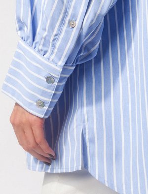 Свободная блузка с рукавами буфами