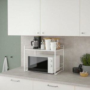 AVSTEG, Стеллаж для кухонной столешницы, белый, 54x36 см
