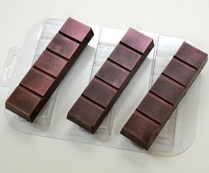 Пластиковая форма для шоколада Батончик простой