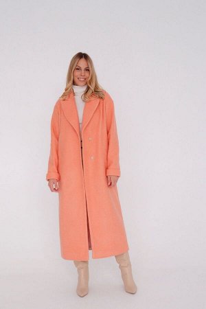 Удлинённое пальто Hilton в цвете "salmon"