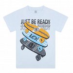 BK0002M Футболка для мальчика белый