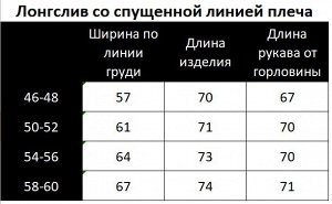 MARABU Лонгслив в полоску с надписью 70.7.1