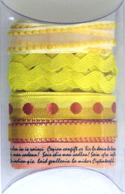 Тесьма в полиэт-упак «Рукоделие»  Желтый 5 шт*0,9 м