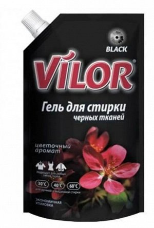 VILOR Жидкое средство для стирки изделий из черных и темных тканей 1000 мл