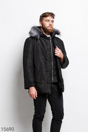 Мужская куртка 15690 черный