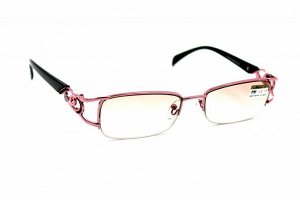 готовые очки с - мост 008 розовый тонировка