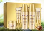 Улиточный набор косметики в золотой коробочке
