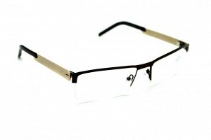 готовые очки f- FM1010 brown/gold