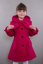 Пальто детское демисезонное 7-504-870  (фуксия)