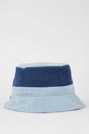 Женская хлопковая шляпа-ведро