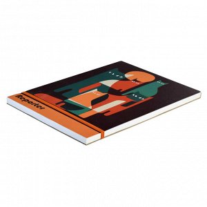 Записная книжка, формат А5+, 100 листов, матовая ламинация.