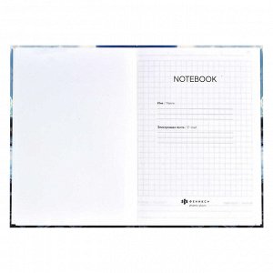 Записная книжка, формат А6+, 120х165 мм, 96 листов, интегральный переплёт, матовая ламинация.