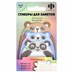 Стикеры для заметок бумажные, размер 60х82; 60х66; 60х50 мм, 45 шт. в наборе