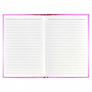 Записная книжка Notebook, формат А6+, количество листов 80, твёрдый переплёт, печать по металлизированной бумаге