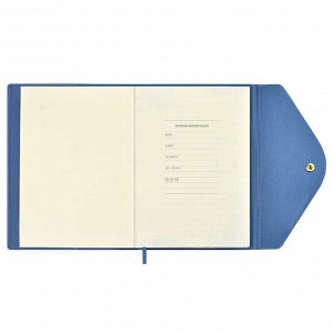 Записная книжка, формат А6+, 80 л., мягкий переплёт, тиснение фольгой