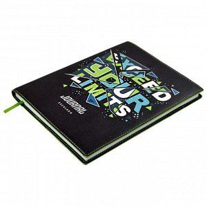 Записная книжка, формат А5+, 120л., мягкий переплёт, полноцветный дизайн, тиснение фольгой