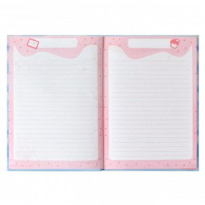 Тайный дневник, формат А6+, 96 листов, твёрдый переплёт 7БЦ, глянцевая ламинация, тиснение цветной фольгой