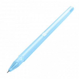 Ручка гелевая, 0,5 мм, цвет чернил: синий, тампопечать