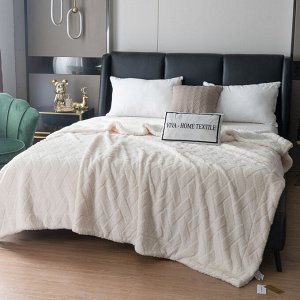 Плед Fluffy 200*230 бамбуковая микрофибра FL010