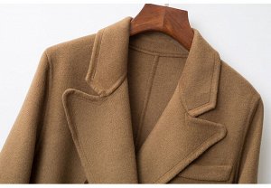 Пальто коричневый