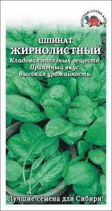 Шпинат Жирнолистный ЦВ/П (СОТКА) 2гр раннеспелый