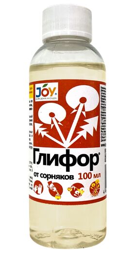 Глифор JOY 100мл (1уп/32шт) гербицид от сорняков